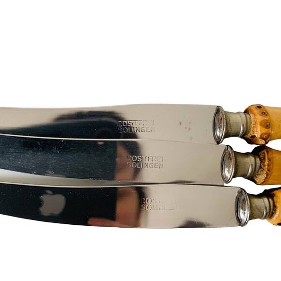 Vintage Bakelite Rostfrei Solingen Knife Set - Picture 10 of 13